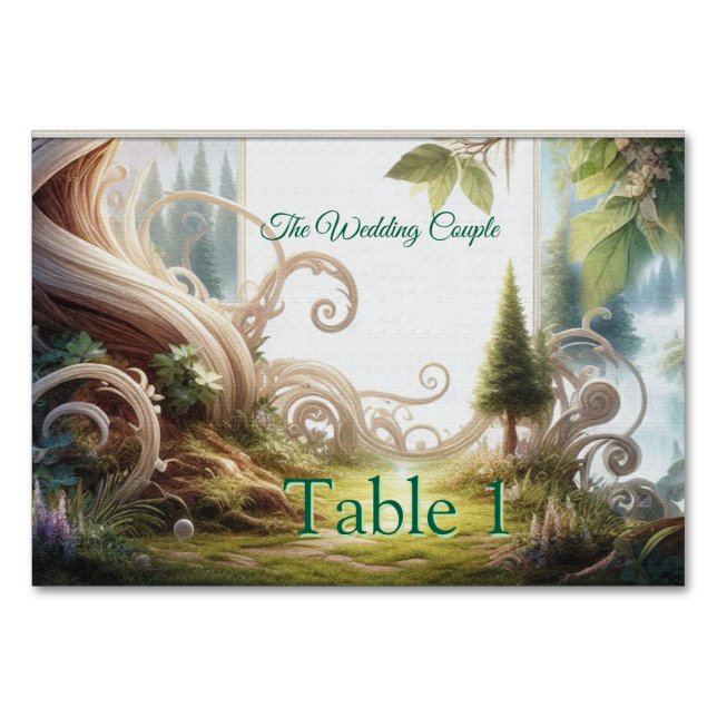 Numeração De Mesa Temas da fantasia espiritual do Eterno metafísico (Frente)