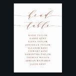 Numeração De Mesa Terracotta Casamento De Assentos De Manuscrito Min<br><div class="desc">Plano personalizável de número de assentos da tabela. Ele apresenta uma escrita tipográfica tipográfica aterrática e tipografia clássica. Personalize adicionando seus próprios detalhes. Este plano minimalista de assentos de mesas é perfeito para casamentos,  chás de fraldas,  chás de panela,  aniversários e muito mais.</div>