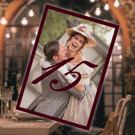 Numeração De Mesa Texto Vitoriano e Casamento de Quadros