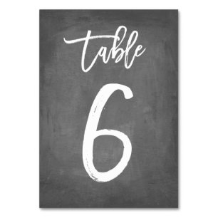Numeração De Mesa Tipografia Chic Número de Tabela de Quadro   MESA 