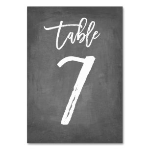 Numeração De Mesa Tipografia Chic Número de Tabela de Quadro   MESA 