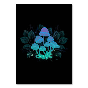 Numeração De Mesa Toadstools em arbustos