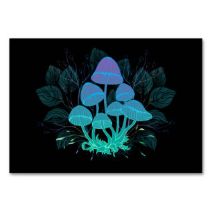 Numeração De Mesa Toadstools em arbustos
