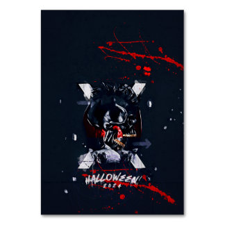 Numeração De Mesa Tomada de festa do Halloween X