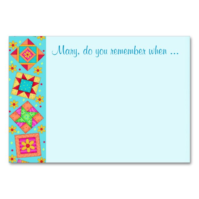 Numeração De Mesa Turquoise Aqua Blue RSVP Personalizada (Frente)