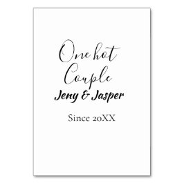 Numeração De Mesa Um casal quente adicionar nome desde data ano 20XX