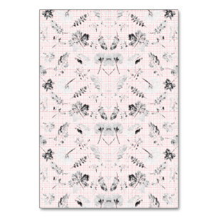 Numeração De Mesa Um clássico papel de parede floral preto e branco