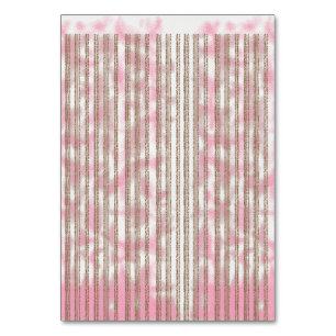 Numeração De Mesa um fundo listrado rosa e branco