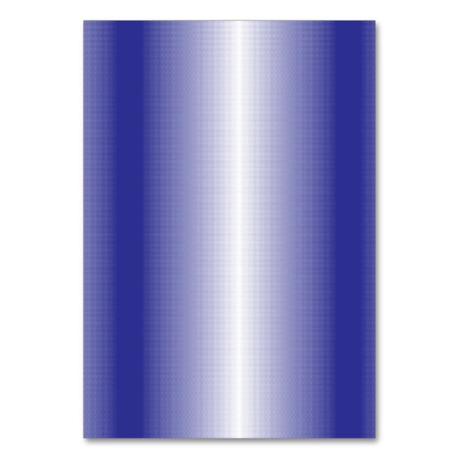 Numeração De Mesa Um padrão geométrico azul intrincado com simétrico (Frente)
