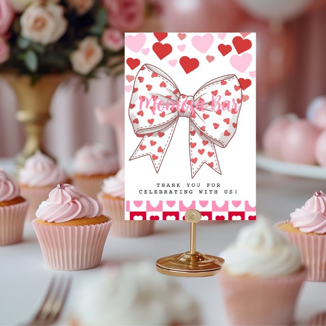 Numeração De Mesa Um Pequeno Bar "Momosa" Mimosa (A Little Sweetheart "Momosa" Mimosa Bar Table Number)