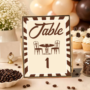 Numeração De Mesa Um Pequeno Grão Está Preparando o Chá de Bebê