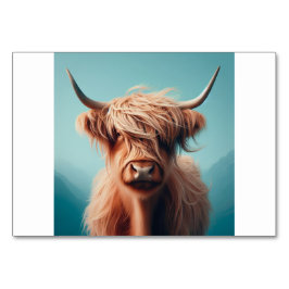 Numeração De Mesa Vaca (牛 / う し) - Placas Flash japonesas