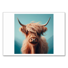 Numeração De Mesa Vaca (牛 / niú) - Placas Flash chinesas