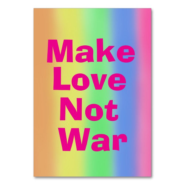 Numeração De Mesa Ventilador do arco-íris (Frente)