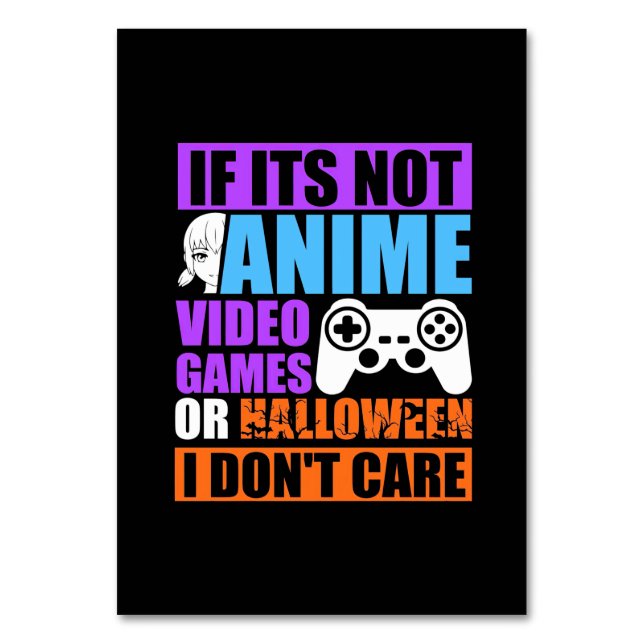 Numeração De Mesa Videos games de Halloween (Frente)