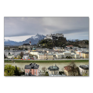 Numeração De Mesa View Over Salzburg Áustria