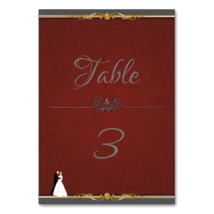 Numeração De Mesa Vintage