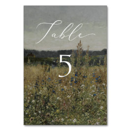 Numeração De Mesa Vintage, Belas Artes inspiraram mesa de casamento