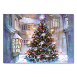 Numeração De Mesa Vintage da Árvore de Natal