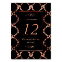 Numeração De Mesa Vintage Geométrico Art Deco Gatsby Wedding