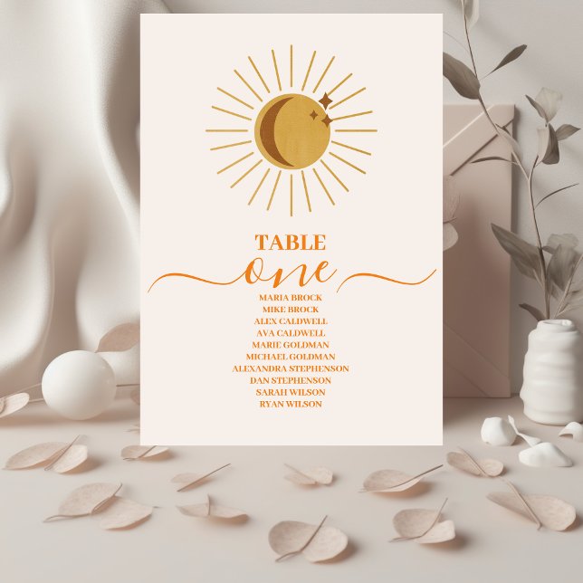 Numeração De Mesa Vintage Meio século Desert Wedding (Criador carregado)