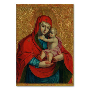 Numeração De Mesa Virgem Maria e Menino Jesus por Jan Rombauer