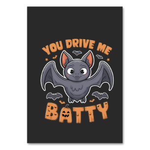 Numeração De Mesa Você me leva a Pumpkin do Dia das Bruxas de Batty