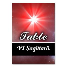 Numeração De Mesa VX Sagittarii