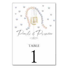 Numeração De Mesa Watercolor Prosecco - número da mesa de casamento