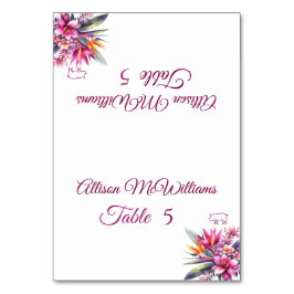 Numeração De Mesa Watercolor Tropical Bliss-Pork Icon-Casamento-