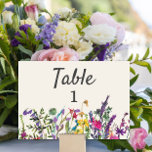 Numeração De Mesa Watercolor Wildflower Cream Purple Wedes<br><div class="desc">Castanhal de cor d'água colorida / no creme de marfim e no número da mesa de casamento do jardim botânico roxo. Design para cada mesa. Entre em contato comigo para obter assistência com suas personalizações ou para solicitar outros produtos Zazzle correspondentes ou coordenadores para seu(s) evento(s)</div>