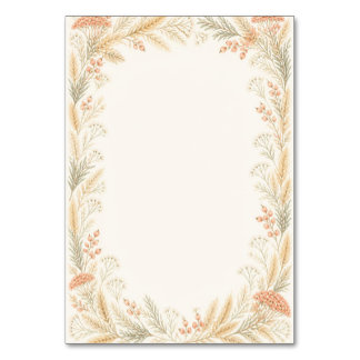 Numeração De Mesa Watercolor Wildflower Wedding Table Number