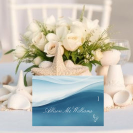 Numeração De Mesa Wedding Place Cards Chicken Icon-Serene Blue