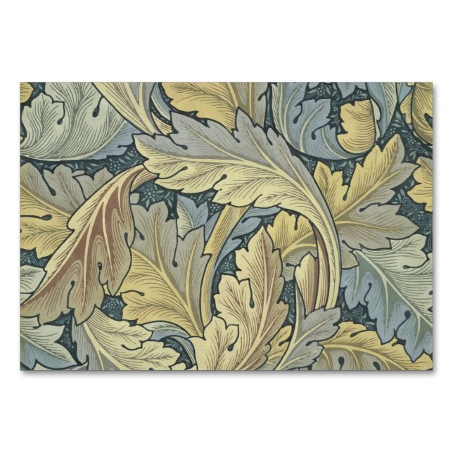 Numeração De Mesa William Morris Acanthus Leaves Floral Art Nouveau (Frente)
