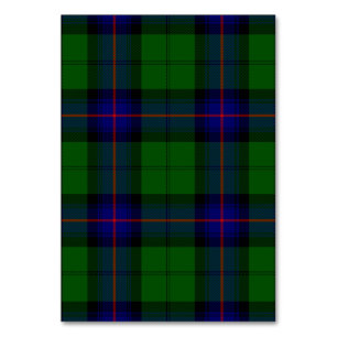Numeração De Mesa Xadrez azul-tartan armstrong e verde