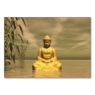Numeração De Mesa Zen buddha meditando