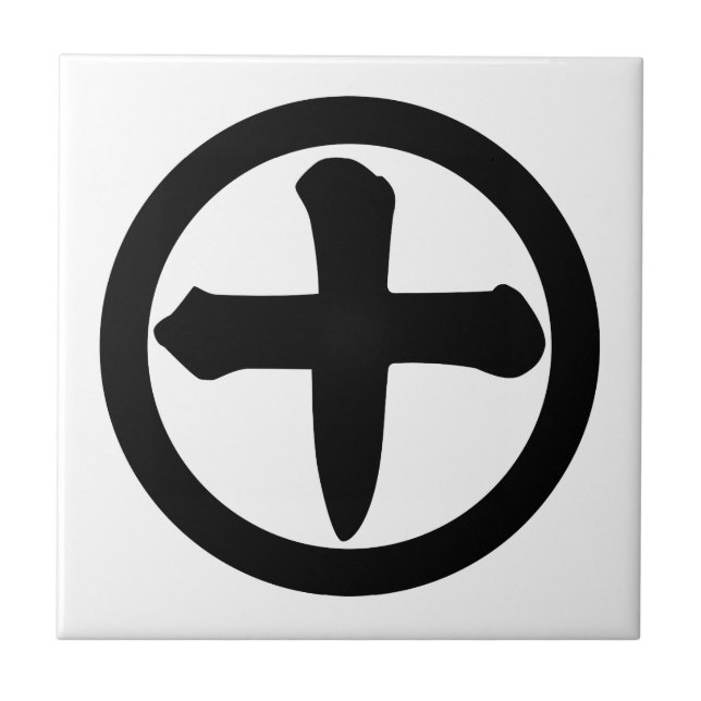 Numeral Kanji dez em círculo (Frente)