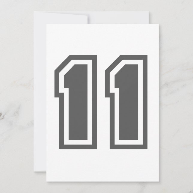 Número 11 (Frente)