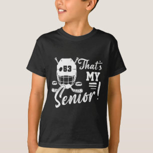 Número 53 da Camisa Mãe de Hockey Esse é o Meu Hóq