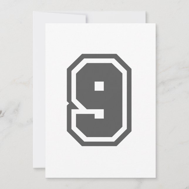 Número 9 (Frente)