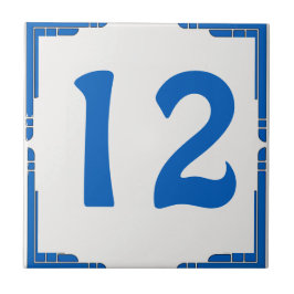 Número Azul para números de casa