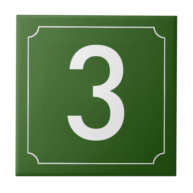 Número da Casa Francesa (Frente)