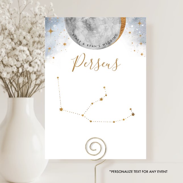 Número da Mesa Celestial, Constelação de Perseu (Criador carregado)