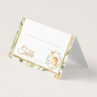 Número da Tabela de Aniversário do Chá de fraldas 