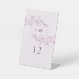 Número da Tabela de Casamento da Flor do eterno