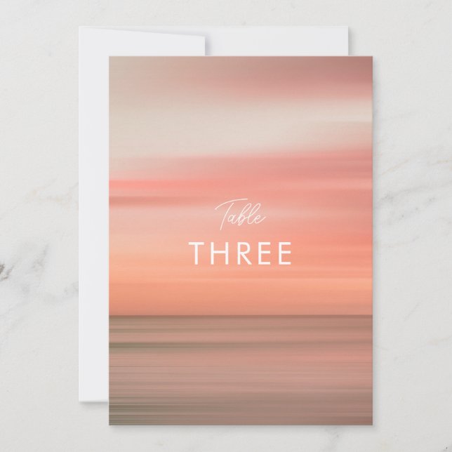 Número da Tabela de Casamento Rosa Rosa Espelho Mo (Frente)