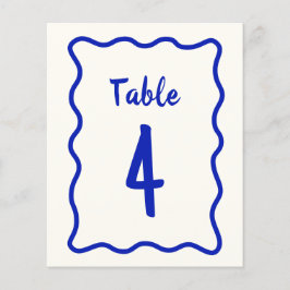 Número da Tabela de Chás de panela de Onda Negrito