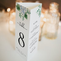 Número da Tabela do Menu Casamento Tripla de Hydra