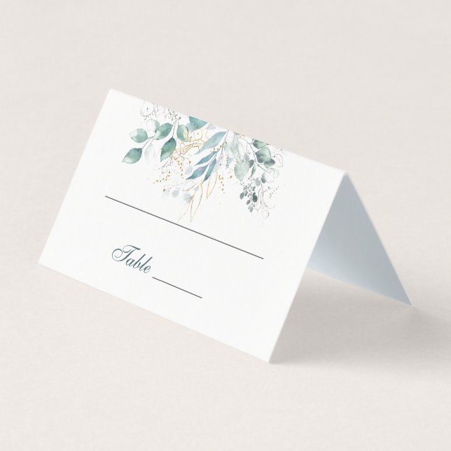 Número da Tabela e Nome Cartões de Localização (Frente)