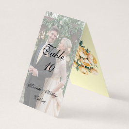 Número da Tabela Fotográfica de Casamento de Rosas